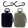 VEHYEGOI 2Pcs Medical Storage Bag, 2Pcs Carabiner, Mini Bag, Tactical
