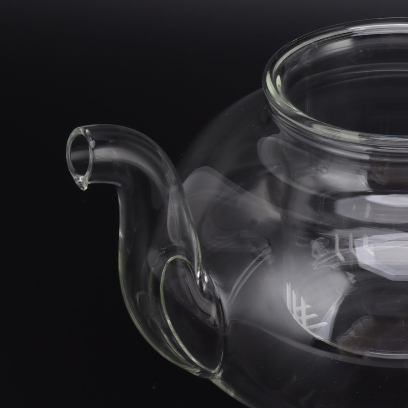 680ml Glass Teapot with Filter Heat Resistance Transparent Tea Kettle