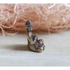 Crafts Mini Exquisite Buddha Sakyamuni Statue Brass Valuable Sculpture Meditating