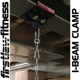 1000 LBS I-Beam Clamp - (Set at 11.25" Wide) - for Gymnastic Rings - Climbing Ropes - Heavy Bags - Multi-Fitness