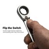Capri Tools 5/8 in. 120-Tooth Ultra-Smooth Reversible Ratcheting Combination Wrench,