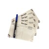 Littlemonky Recipe Cards 3x5 Double Sided With Gift Pen, 40