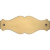 Curved Brass Plaque with Engraving