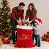 G2PLUS Large Velvet Santa Sack - 30x36 Inch Red Christmas