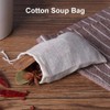 AKOAK 20 Pcs 4 x 3 Inches Muslin Drawstring Bags,Natural