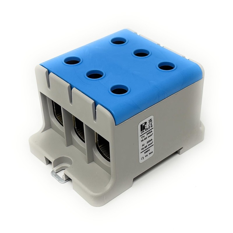 Pollmann Universal Clamp UK 95/3 N Blue, Pack of 1