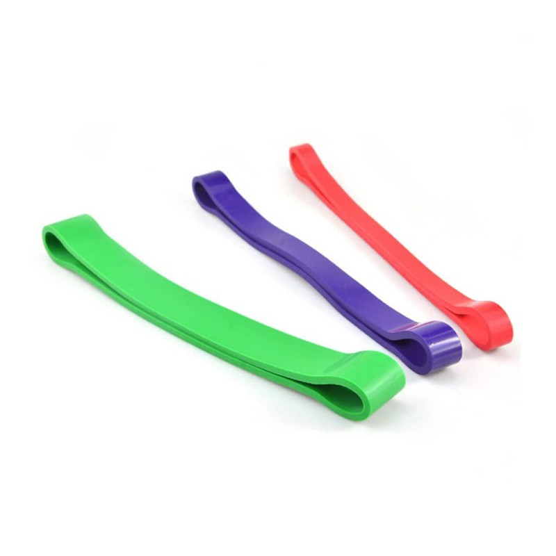 WOONEKY Flat Latex Resistance Band for Resistance Training and Physical