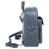 Cluty 021329 Women's Genuine Leather Backpack, Made in Italy, Smartphone