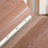 Gedotec Piano Tape for Screwing | Rolled Door Hinge Nickel-Plated