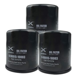 Oil Filter 90915-10003 Toyota Aqua Arion Wish Voxi-/Noah 80 Series Sienta, Haria, Prius, Etc., Oil Element, Oil Filtration (3 Pieces)