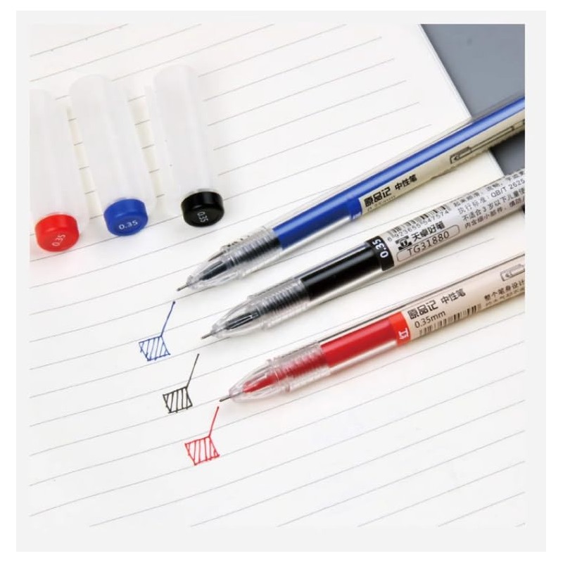 Gel Ink Pen Japanese Style Liquid Ink Rollerball Pens Quick