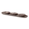 Bloomingville - Thea Tapas Set - Brown - Stoneware -