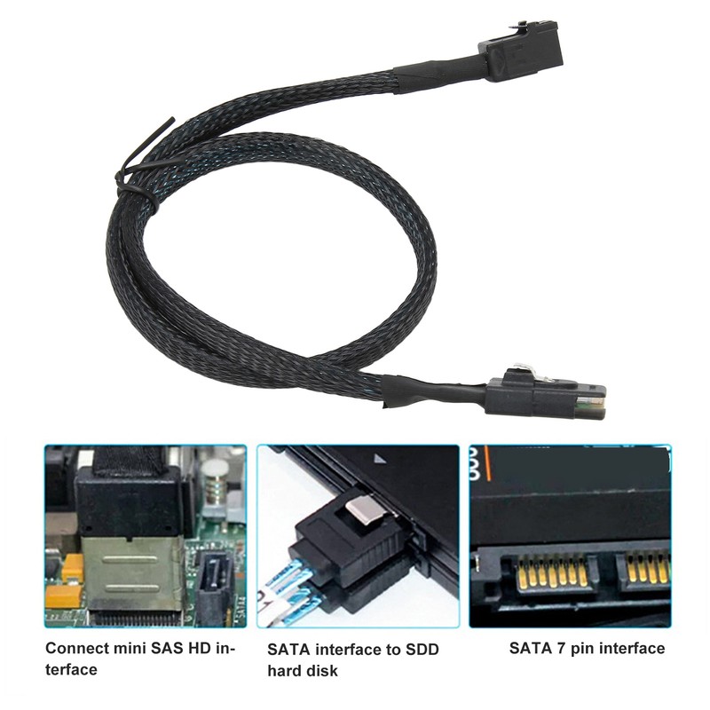 Mini SAS SFF 8643 to 8087 HD 12Gbps Transmission Speed