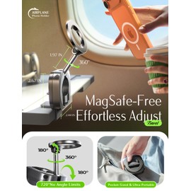 LISEN Airplane Travel Essentials for Women Men Phone Holder Cruise Must Haves International Europe Essentials Travel Size MagSafe Phone Accessories Airplane Gadgets Men Long Flight Easter Gifts