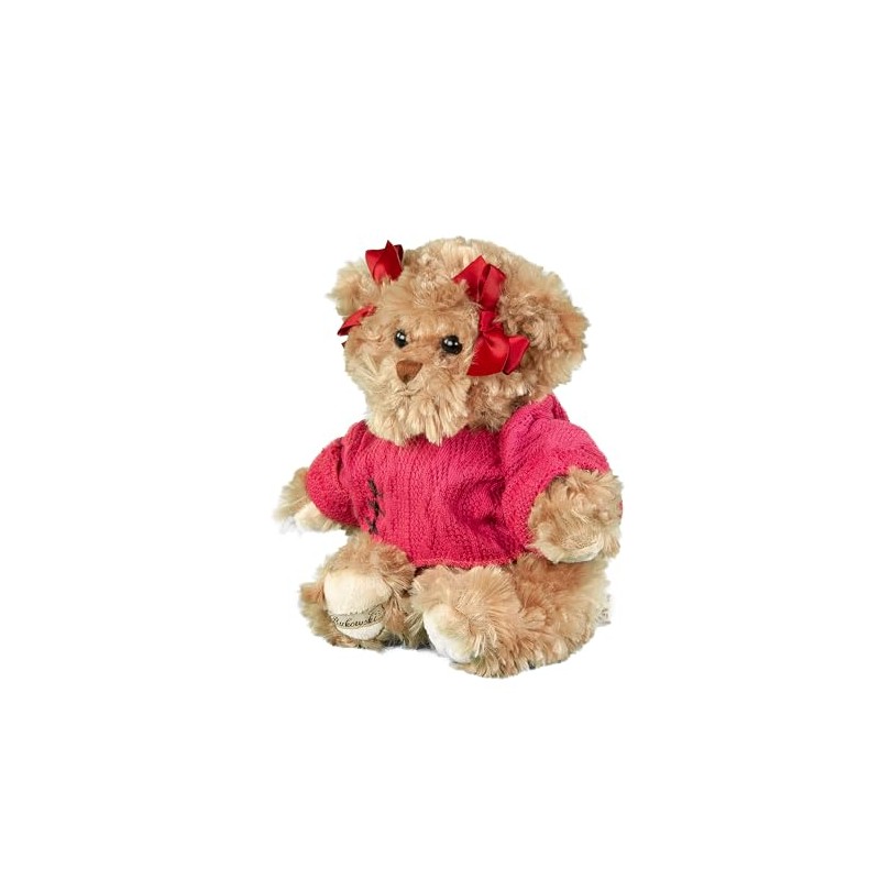 Bukowski Tova Teddy Bear 25 cm Brown/Pink with Jumper Plush