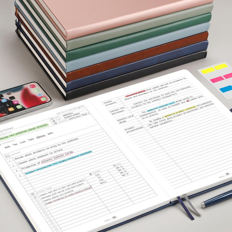 EMSHOI Meeting Notebook for Work with Action Items - 240