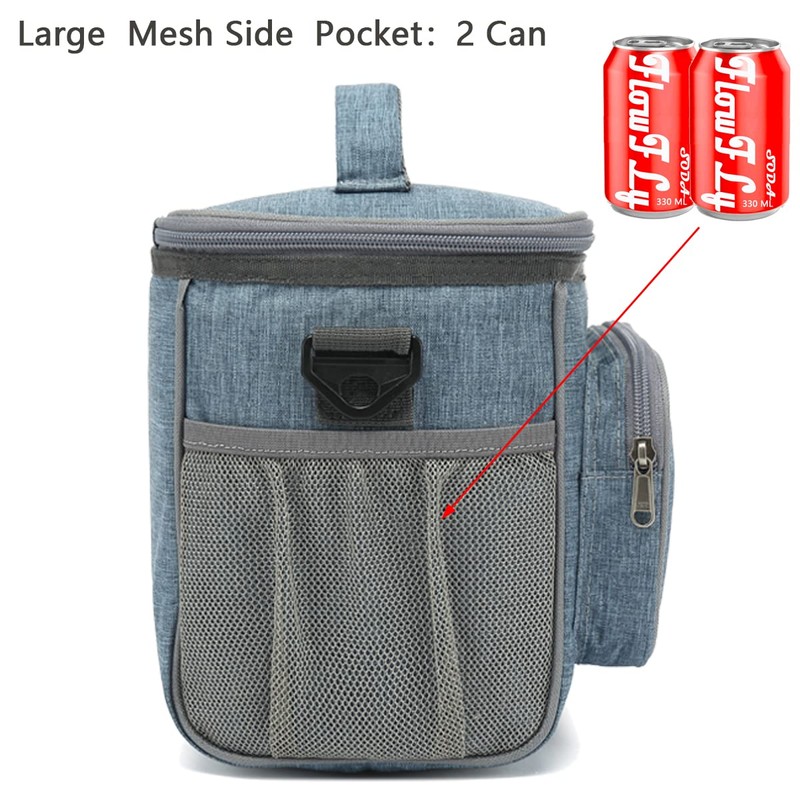 FlowFly Insulated Reusable Lunch Bag Adult Large Lunch Box for