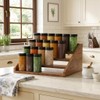 4 Tier Wood Spice Rack Organizer for Cabinet, Super Sturdy