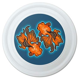 GRAPHICS & MORE Japanese Goldfish Novelty 9" Flying Disc