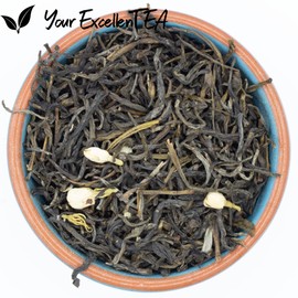Queen of Jasmine Green Loose Leaf Tea with Jasmine Blossoms 50g