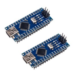 Geekstory Mini Nano V3.0 ATmega328P 5V 16MHZ Micro USB Controller Board CH340 Chip Compatible for Arduino (2PCS)