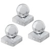Alberts 327217 Post Cap for Wooden Posts with Ball Head