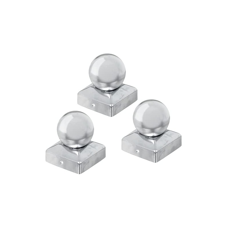 Alberts 327217 Post Cap for Wooden Posts with Ball Head