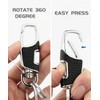 Infxyfy 4pcs Heavy Duty Key Chain, 3 Pack Car Key
