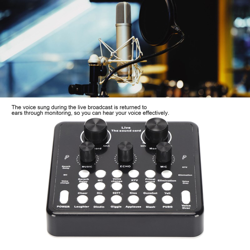 V7 Bluetooth Sound Card Set Stable Signal Sound Card Equipment