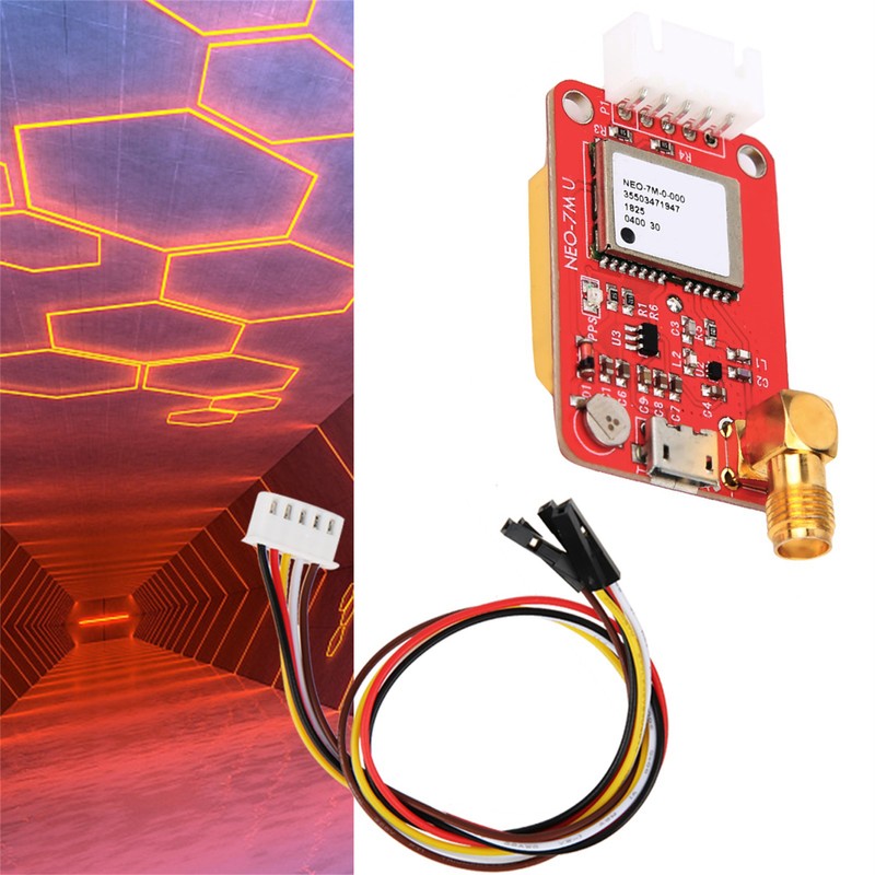 GPS Module Satellite Positioning Board Serial Communication Carrier Ceramic Antenna
