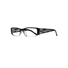 EYEBOGO Emma Fashion Reading Glasses for Women, Women's Ladies Classy Comfortable Readers (Black, 1.50)