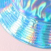MILAKOO Waterproof Bucket Hat Punk Hip Hop Hologram Metallic Bucket