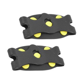 POENVFPO 1 Pair of Shoe Covers, Flexible Ice Grip Soles, 5-Tooth Outdoor Spring Claw Crampon Boots, Non-Slip Ice Shoe Covers for Various Sizes