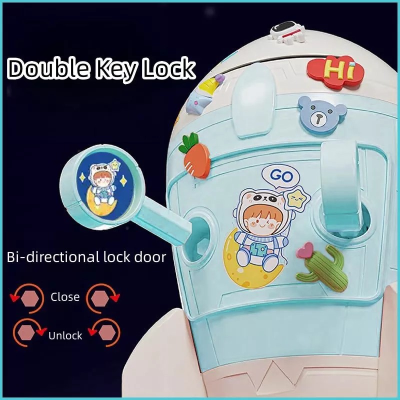 XS Alcancia De Rocket Niño Caja Fuerte Para Monedas Billetes