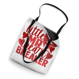 Little Mr Heartbreaker Funny V Day Mister Valentines Son Boy Tote Bag