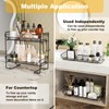 Johamoo Over The Toilet Storage, 2-Tier Bathroom Organizer Shelves, Multifunctional