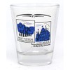 World By Shotglass South Dakota State Scenery Blue New Shot