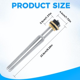 Mgoodoo 2PCS CZXELE7623 Electric Water Heater Element 5.5KW 240V Suitable for Hayward H-Series Comfort Zone,C-SPA-X，C-SPA-XI,C-Spa IX Series Electric Heater CZXELE7623 CZXELE7623 CZXELE7623