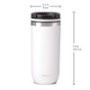 Cupture TWIST-TOP Vacuum-Insulated Stainless Steel Travel Mug, 16 oz, Winter
