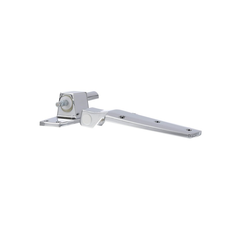 1-7/8" Offset Polished Chrome Cam-Rise Walk-in Door Hinge with Spring