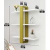 SUMGAR Green Floating Shelves for Wall Mounted Shelving Unit All