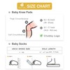 Anti-Slip Baby Knee Pads and Socks Set for Crawling and
