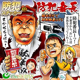 Security Sticker for Increasing the Effectiveness of Security Cameras and Dummy Cameras (OS-401)