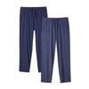 DAVID ARCHY Mens Pajama Pants Rayon Made from Bamboo, Comfy
