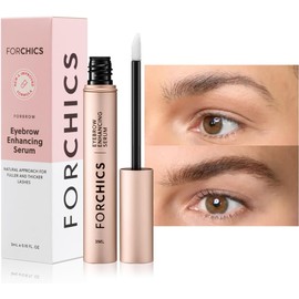 ForBrow Suero para Crecimiento de Cejas para Mayor Densidad sin Hormonas - Acondicionador Natural y Orgánico para Cejas Más Abundantes y Gruesas Fórmula Vegana y Libre de Crueldad Animal 0.10 fl. oz / 3ml