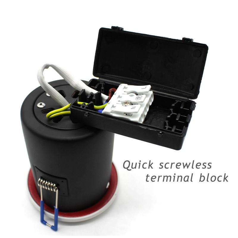 2 X Sanlumia LED Fire Rated Downlight Can GU10 Recessed