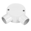 MECCANIXITY PVC Conduit Box Junction Box 90° 2 Way 25mm