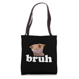 Pet Lizard Bruh Crested Gecko Lover Tote Bag