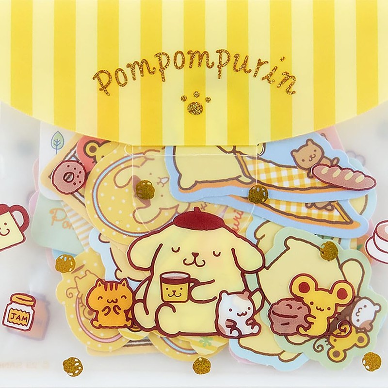 Sanrio 400777 Pompompurin Seal & Case Set
