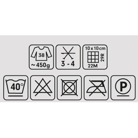 Gründl Cotton Fun Häkelgarn Schulgarn 100% Baumwolle SET 1 Bunt Mix 6 x 50 g. = 300 g.